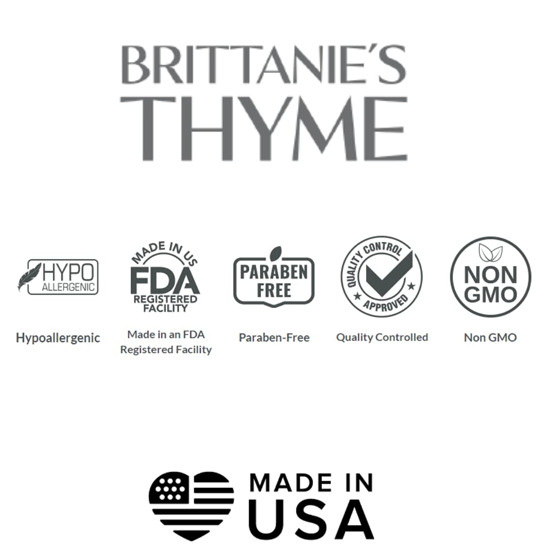 Envase ecológico Brittanie's Thyme Castile de doce onzas, opción sostenible