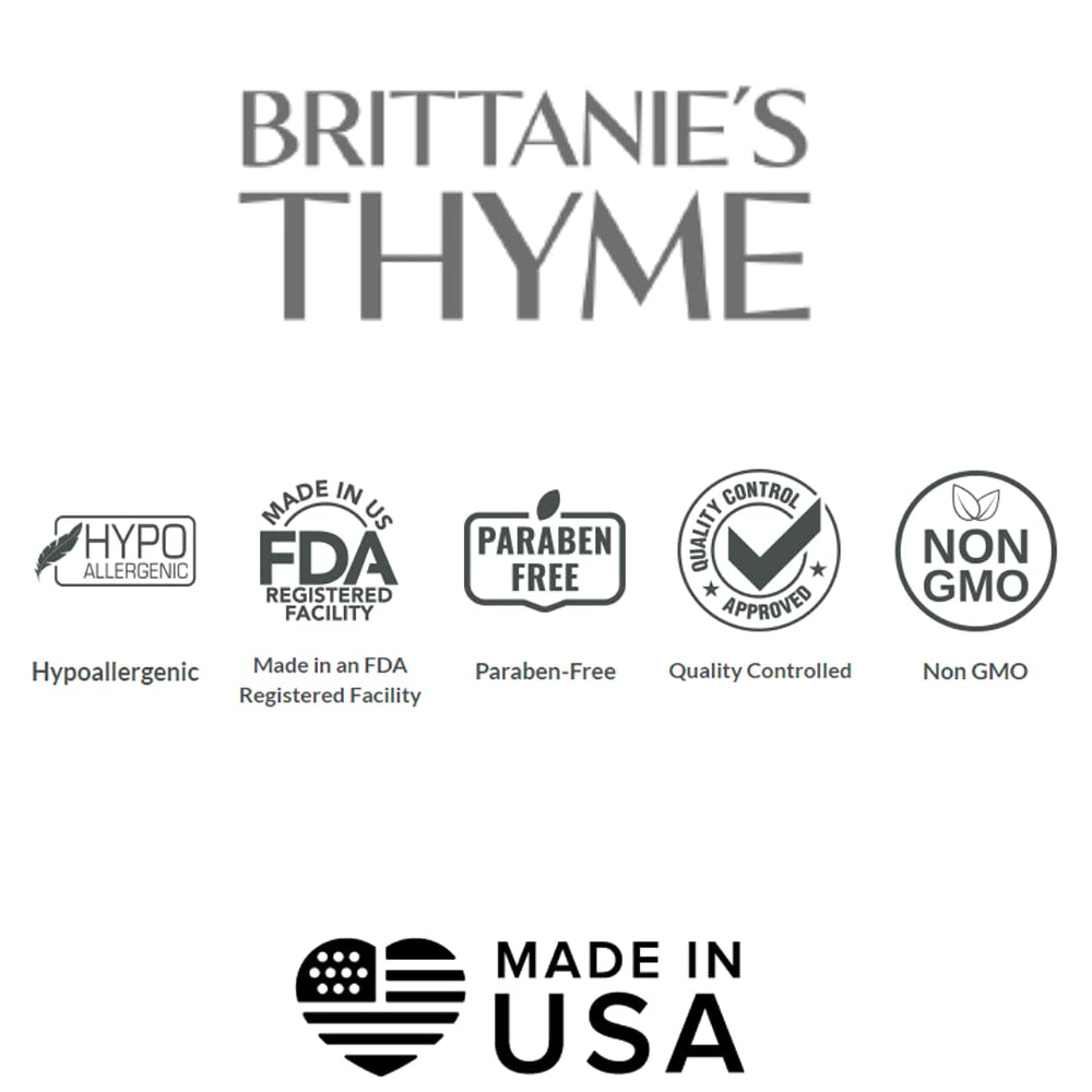 Envase ecológico Brittanie's Thyme Castile de doce onzas, opción sostenible