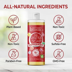 Pack-dos-unidades Brittanie's Thyme Castile Menta; ahorro para familia.