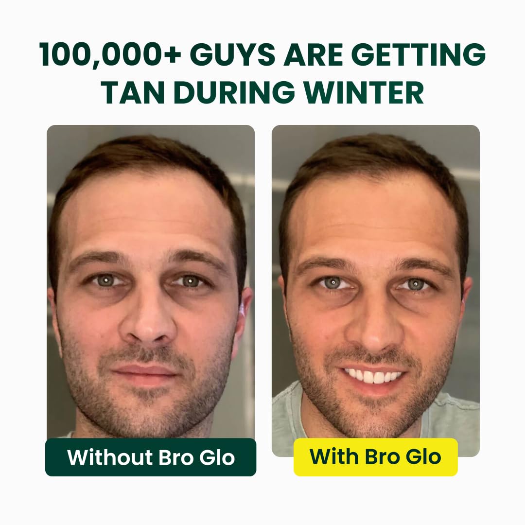 Bro Glo no-orange tone ensures natural looking tan.