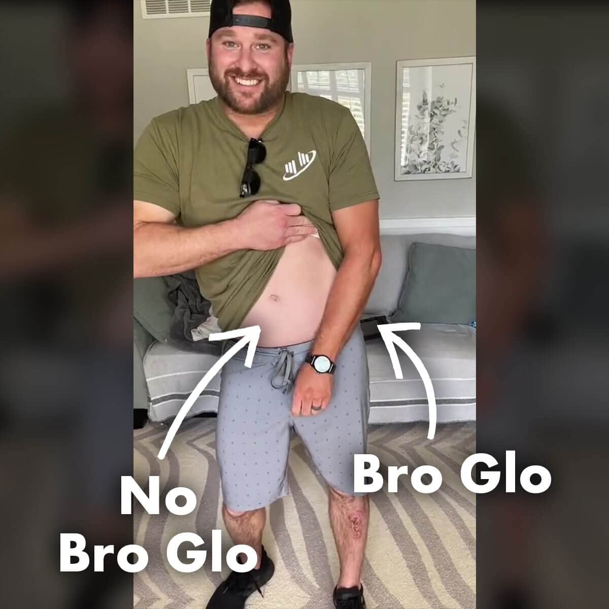 Bro Glo starter bundle visual shows complete kit for easy tanning.