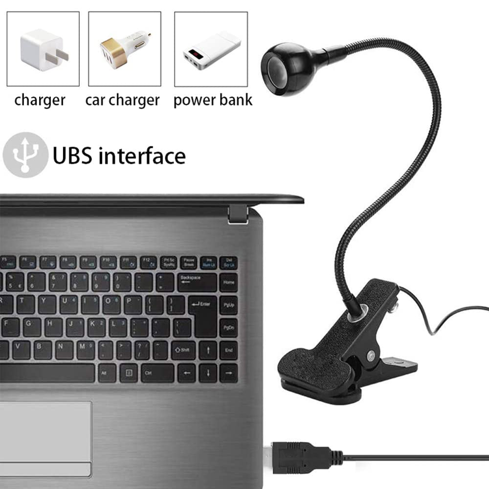 Brokimis Gooseneck UV lamp bends 360 degrees for flexible placement.