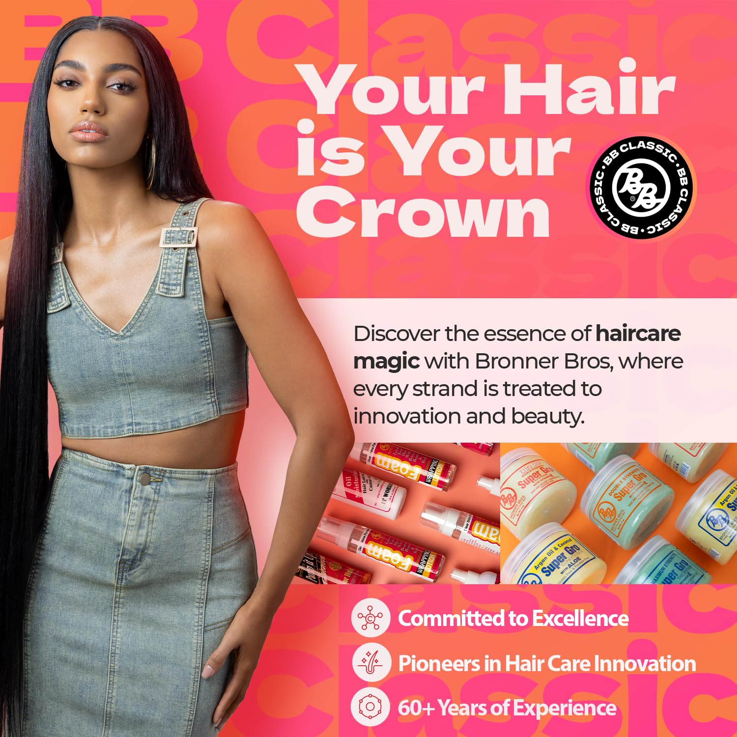 Bronner Bros BB Loción de Envoltura en Espuma, ondas de dedos para estilo rápido.