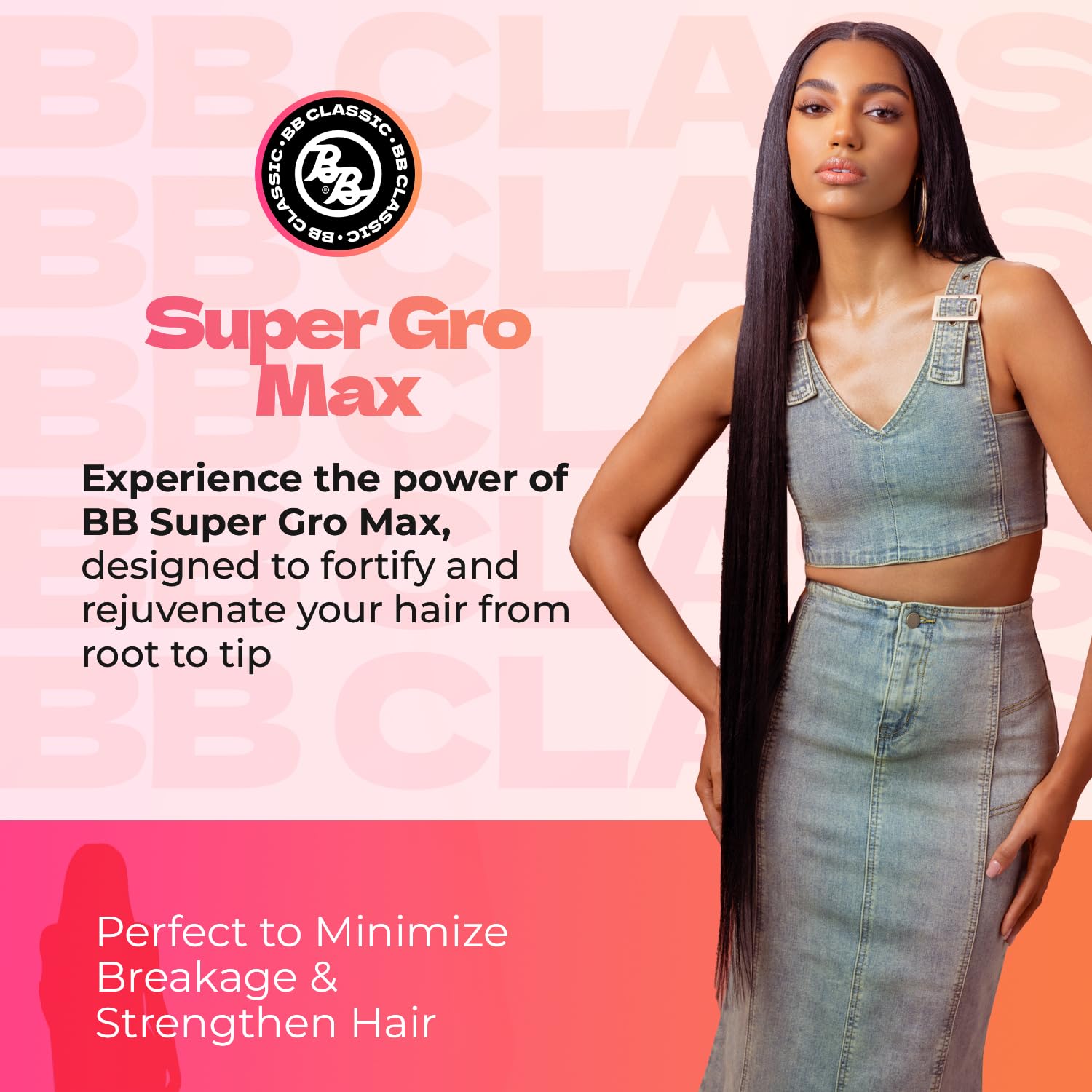 Bronner Bros Super Gro aceite-coco para hidratación profunda del cabello.