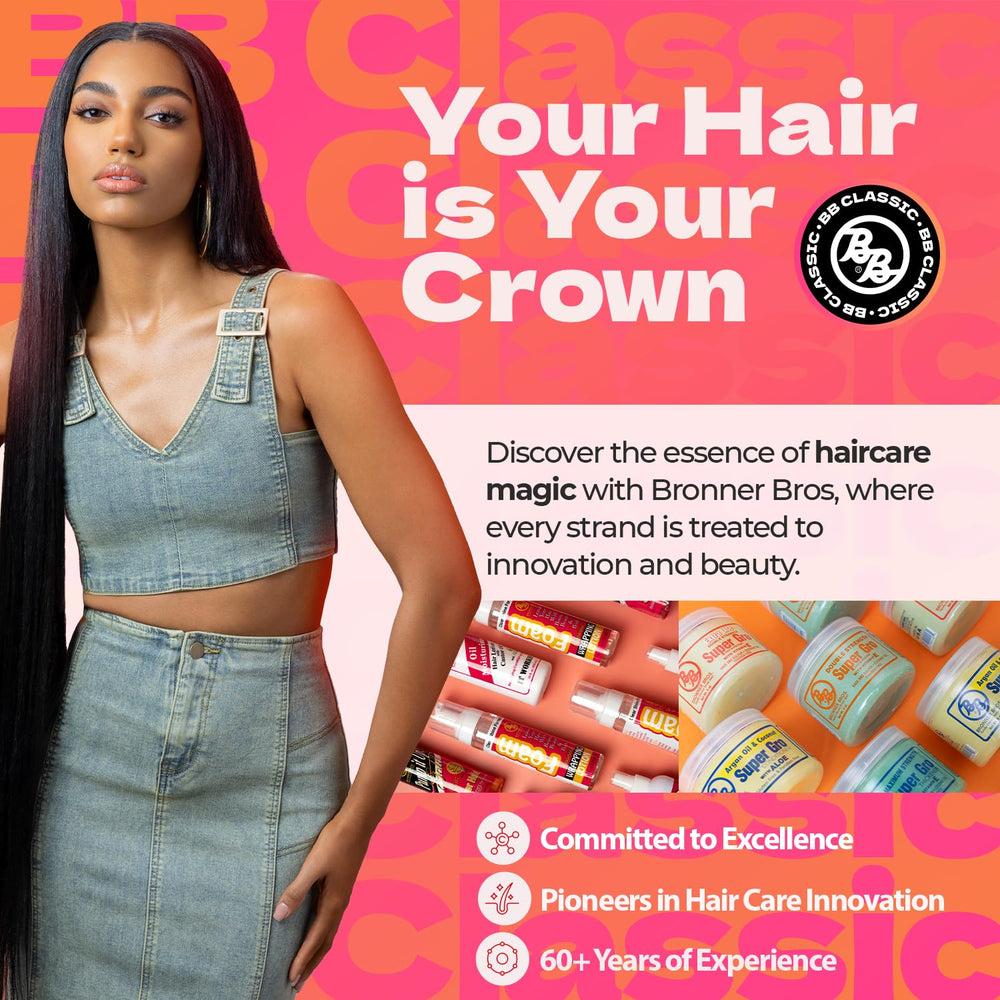 Bronner Bros Super Gro puntas-fortaleza para cabello.