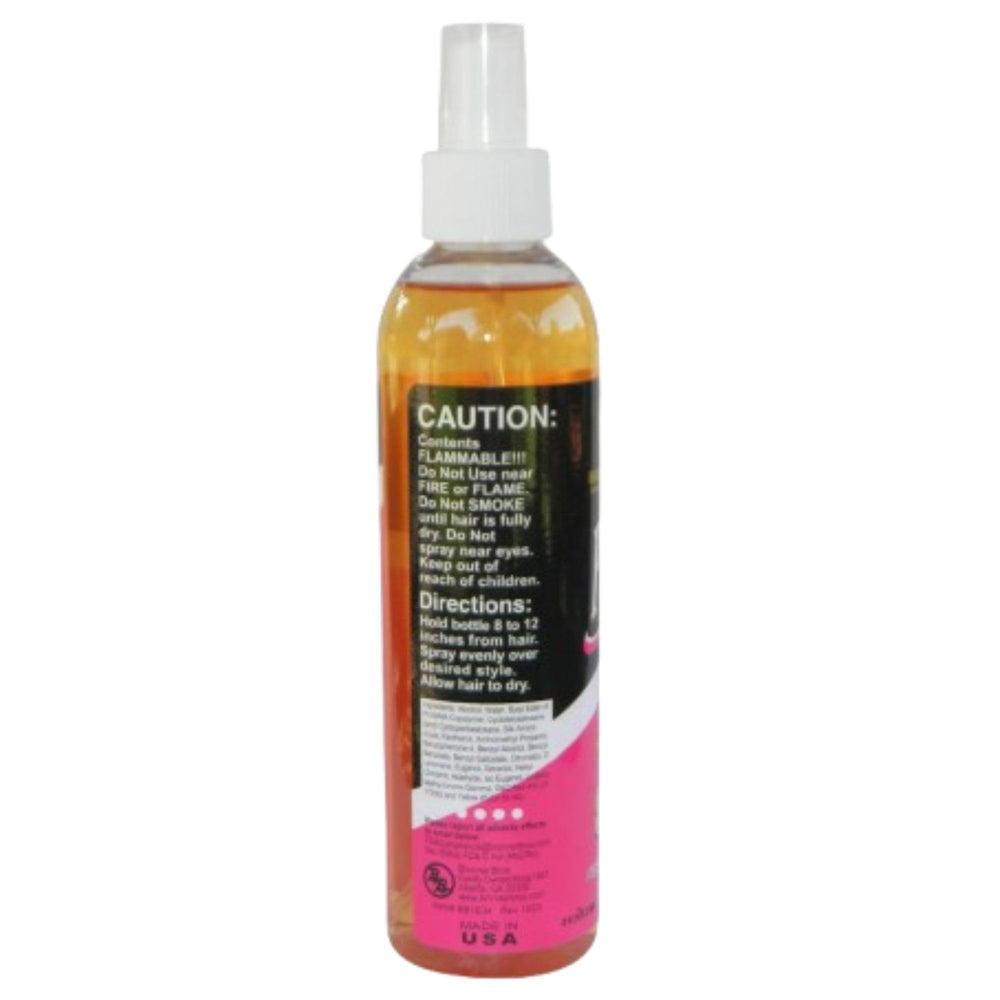Bronner Bros Pump It Up Spritz: resistente al sudor para peinados duraderos.