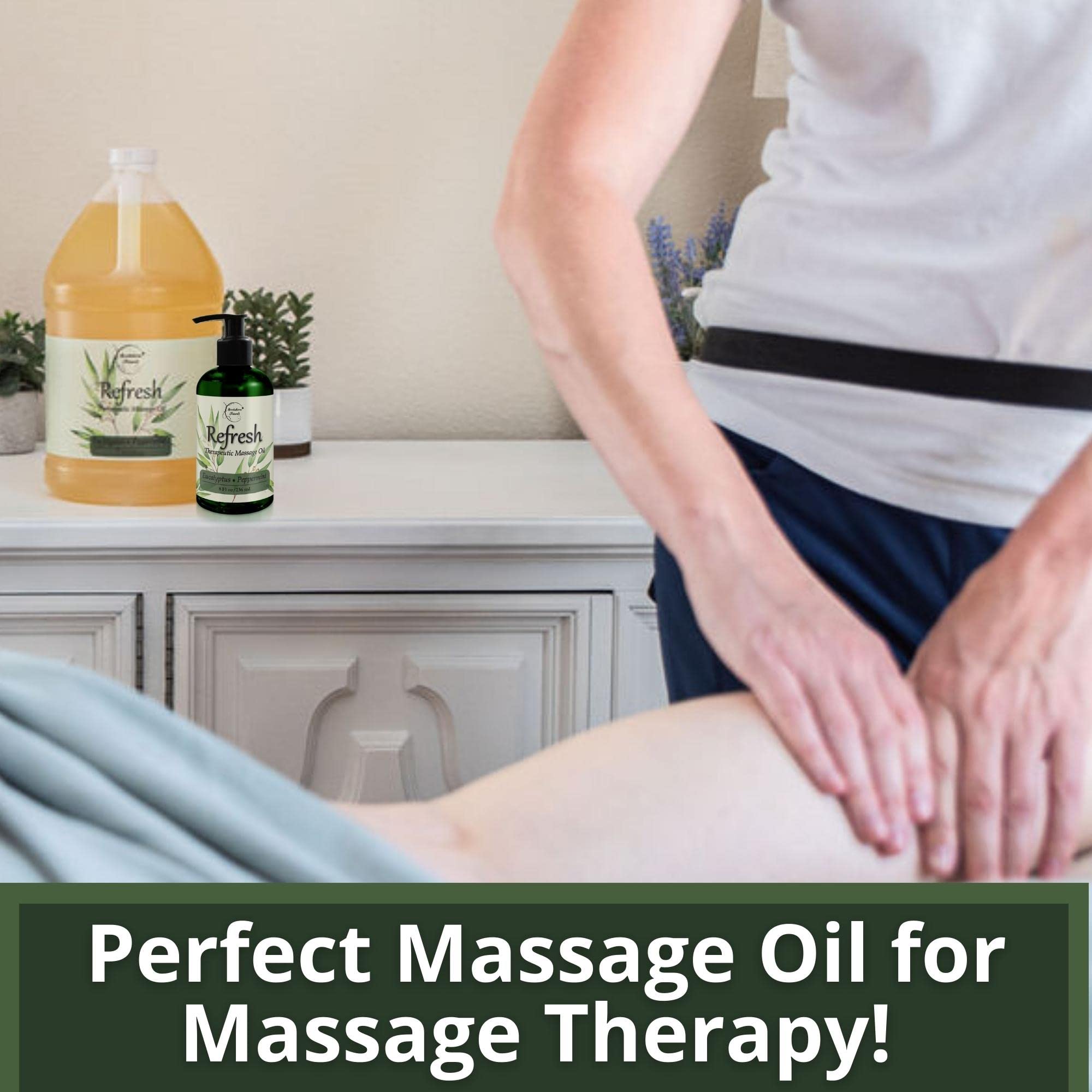 Brookethorne Naturals Refresh: aplicación de masaje en la mano, facilita autotratamiento de la tensión
