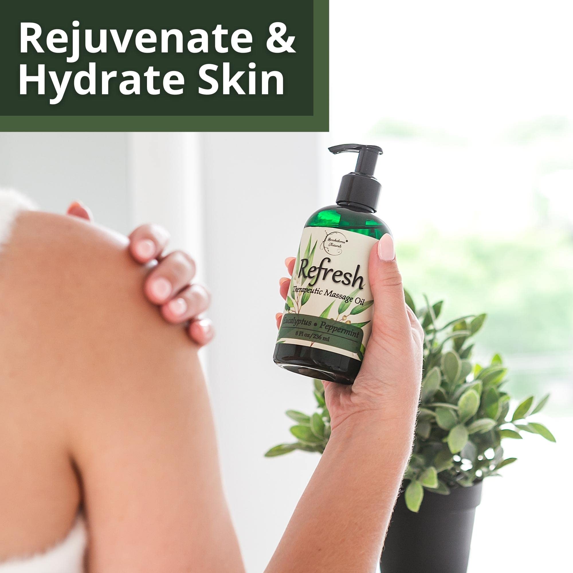 Brookethorne Naturals Refresh: aroma de menta, sensación refrescante para músculos cansados