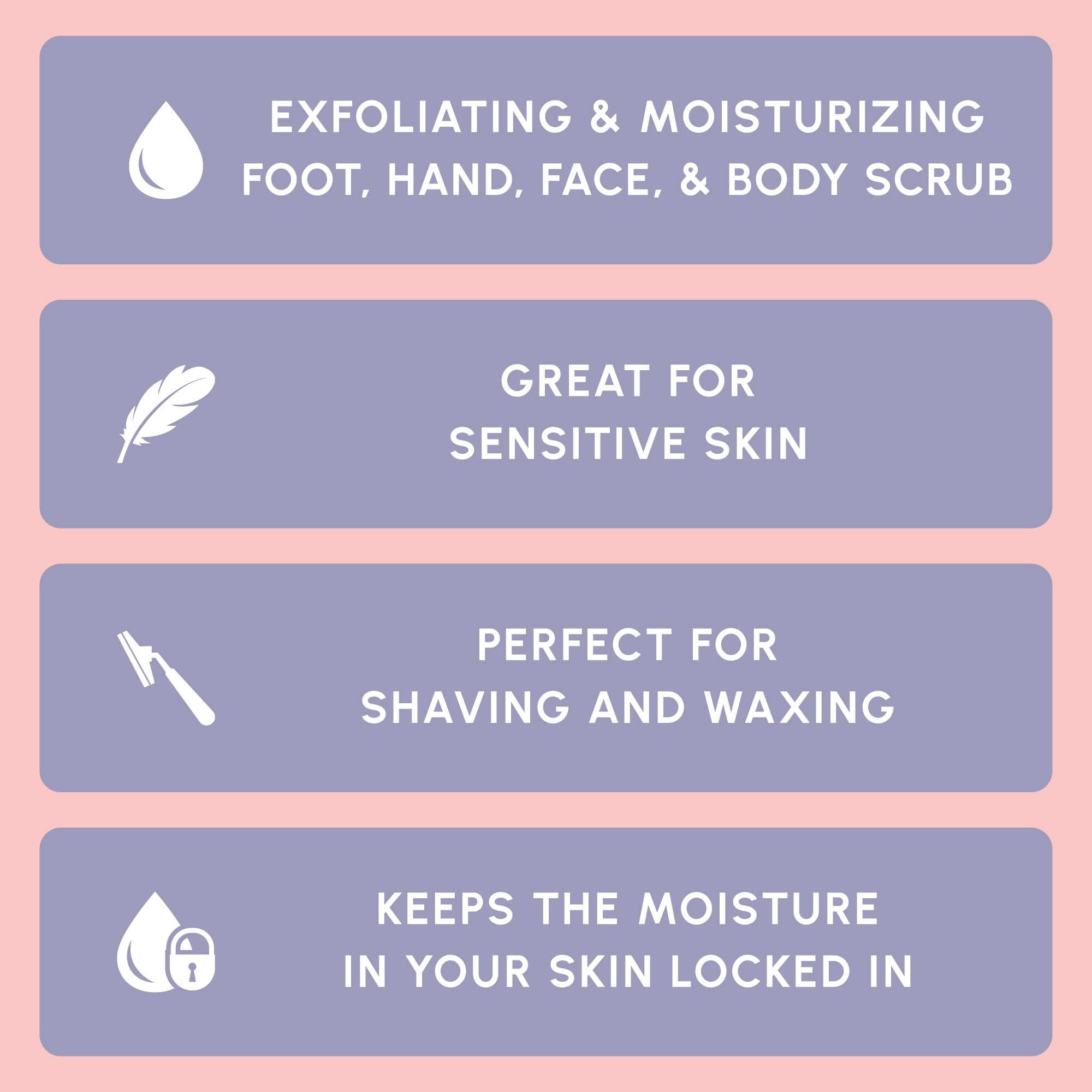 Brooklyn Botany Arabica Coffee Body Scrub massage to soften rough patches.