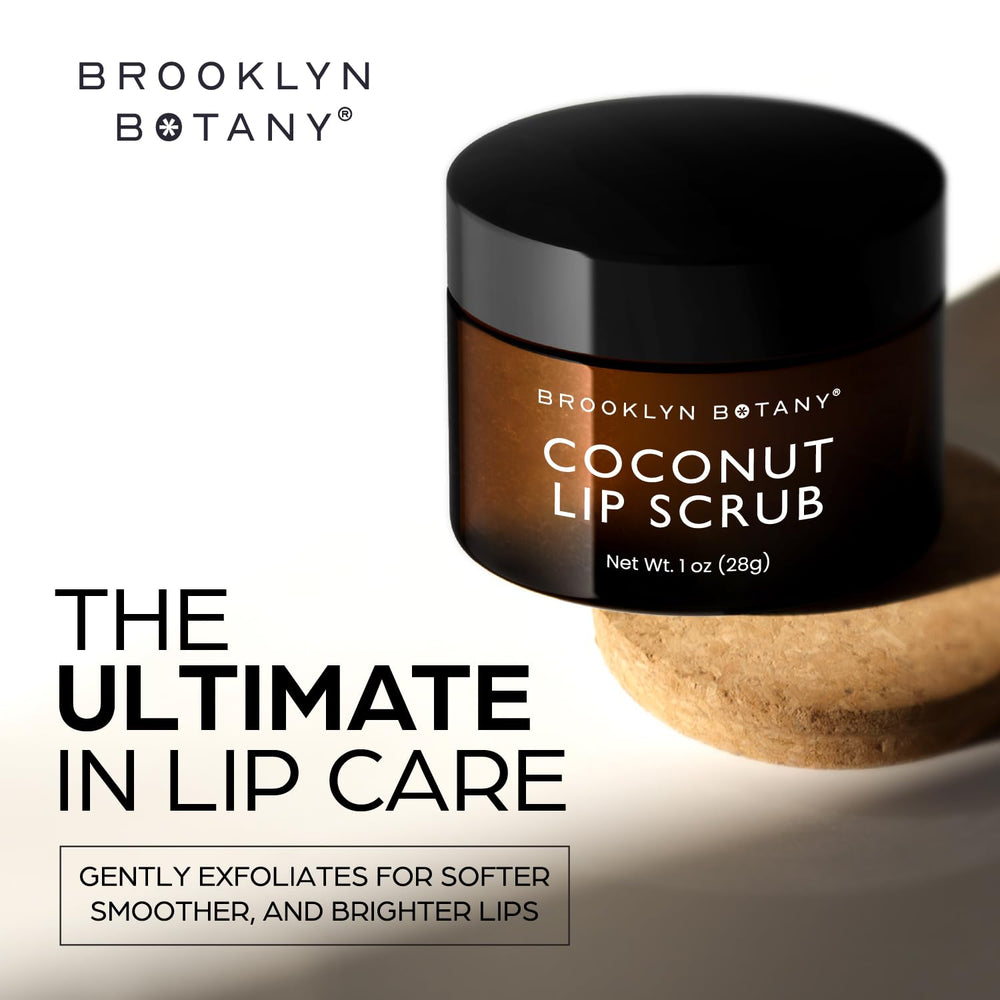 Brooklyn Botany Brillo labial natural tras la exfoliacion.