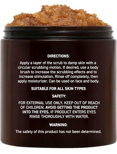 Brooklyn Botany Brown Sugar Scrub texture highlighting gentle exfoliation for sensitive skin