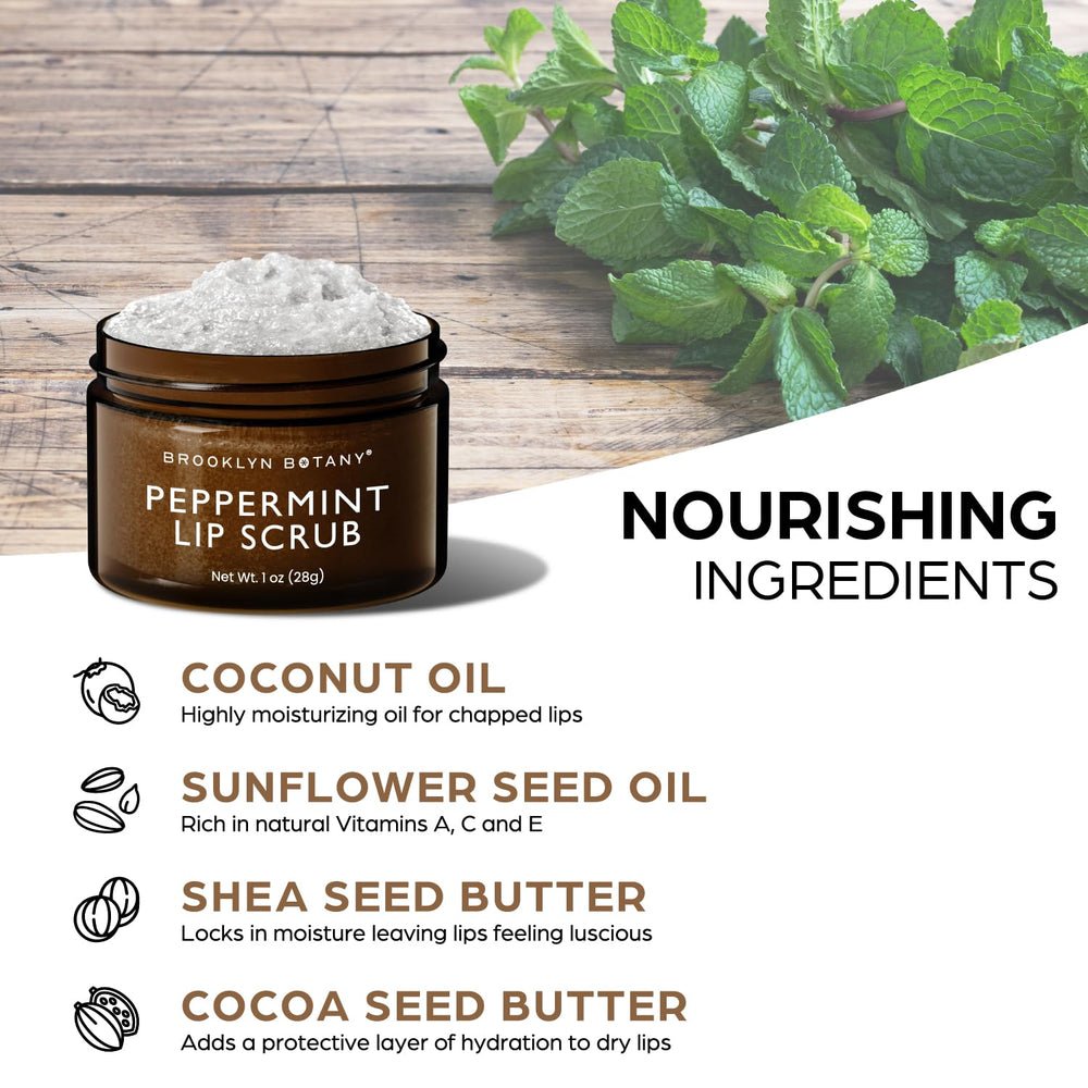 Brooklyn Botany Exfoliante labial: aplicación fácil para uso diario