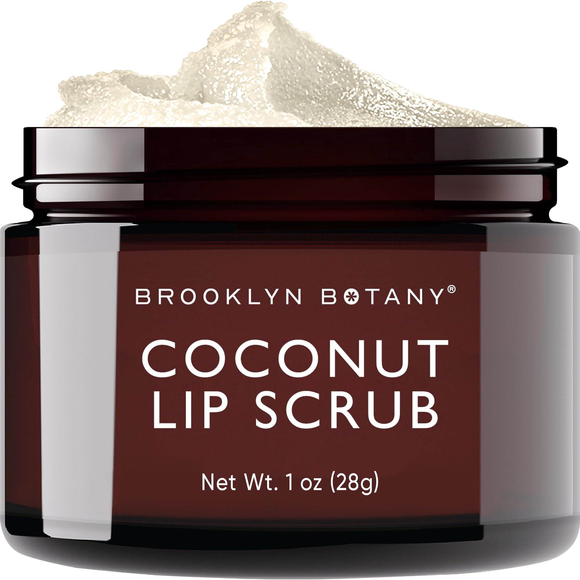 Brooklyn Botany Exfoliante Labial con fragancia coco para una sensación fresca.