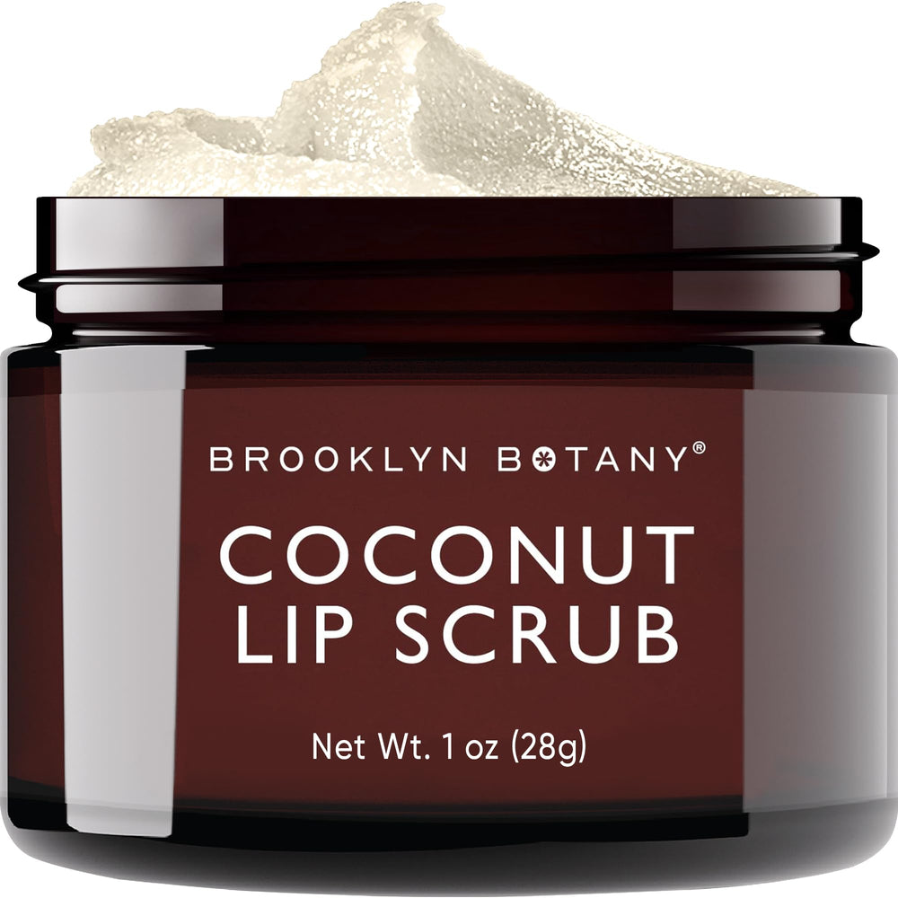 Brooklyn Botany Exfoliante Labial con fragancia coco para una sensación fresca.