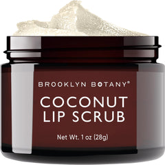 Brooklyn Botany Exfoliante Labial con fragancia coco para una sensación fresca.