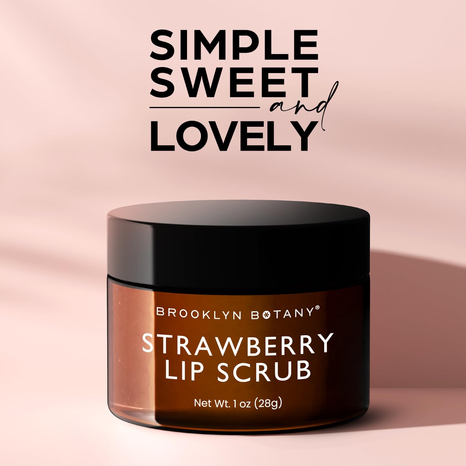 Rutina de cuidado de labios con exfoliante labial de Brooklyn Botany para brillo natural