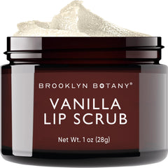 Brooklyn Botany exfoliante-labios en tarro de 1oz, suaviza y prepara labios