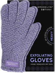 Brooklyn Botany Exfoliating Gloves for Bath deliver gentle exfoliation for smoother skin.