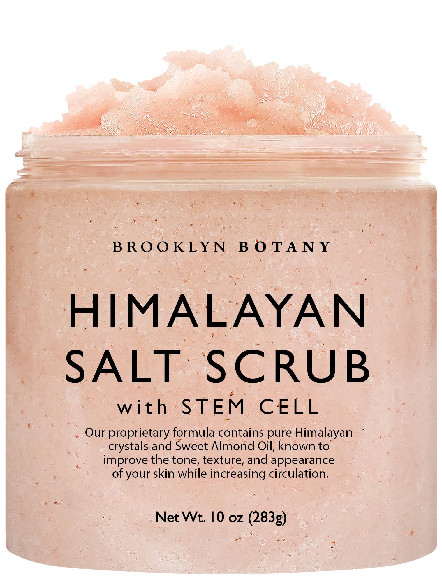 Brooklyn Botany Sal Rosa del Himalaya en bote, exfoliación suave e hidratación.