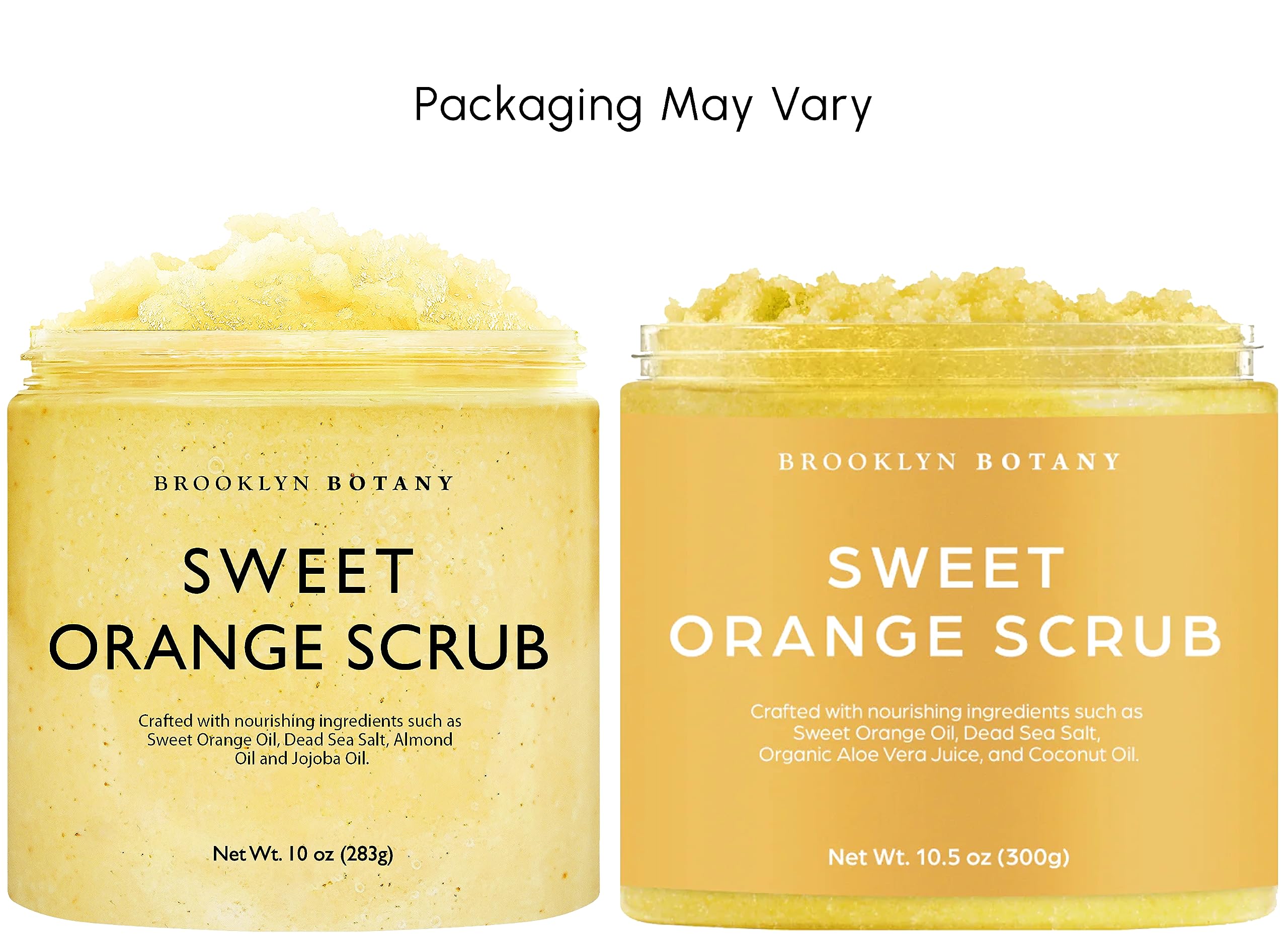 Brooklyn Botany Sweet Orange Body Scrub foot care action helps soften rough soles.