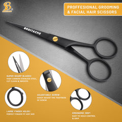 Brostache comb set included for precise styling and detangling