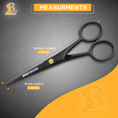 Brostache mustache comb and beard comb for versatile grooming