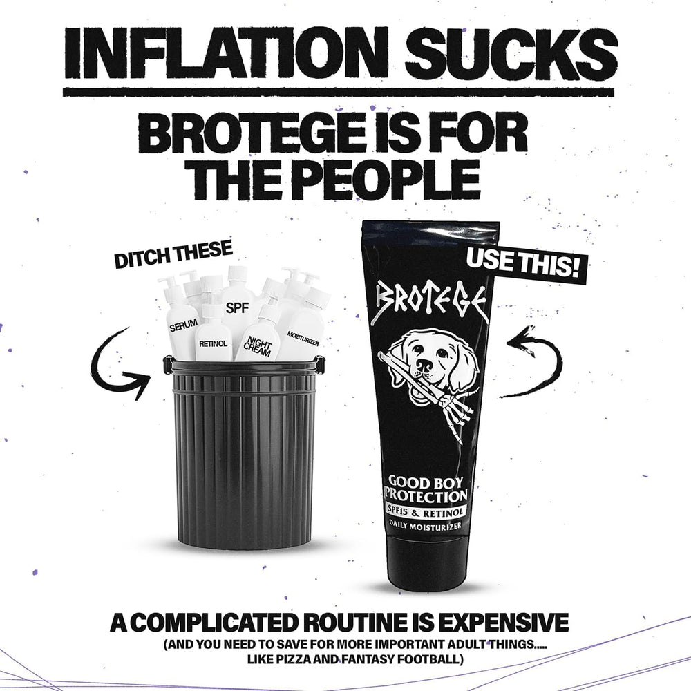 Aluminum tube packaging for Brotege product.