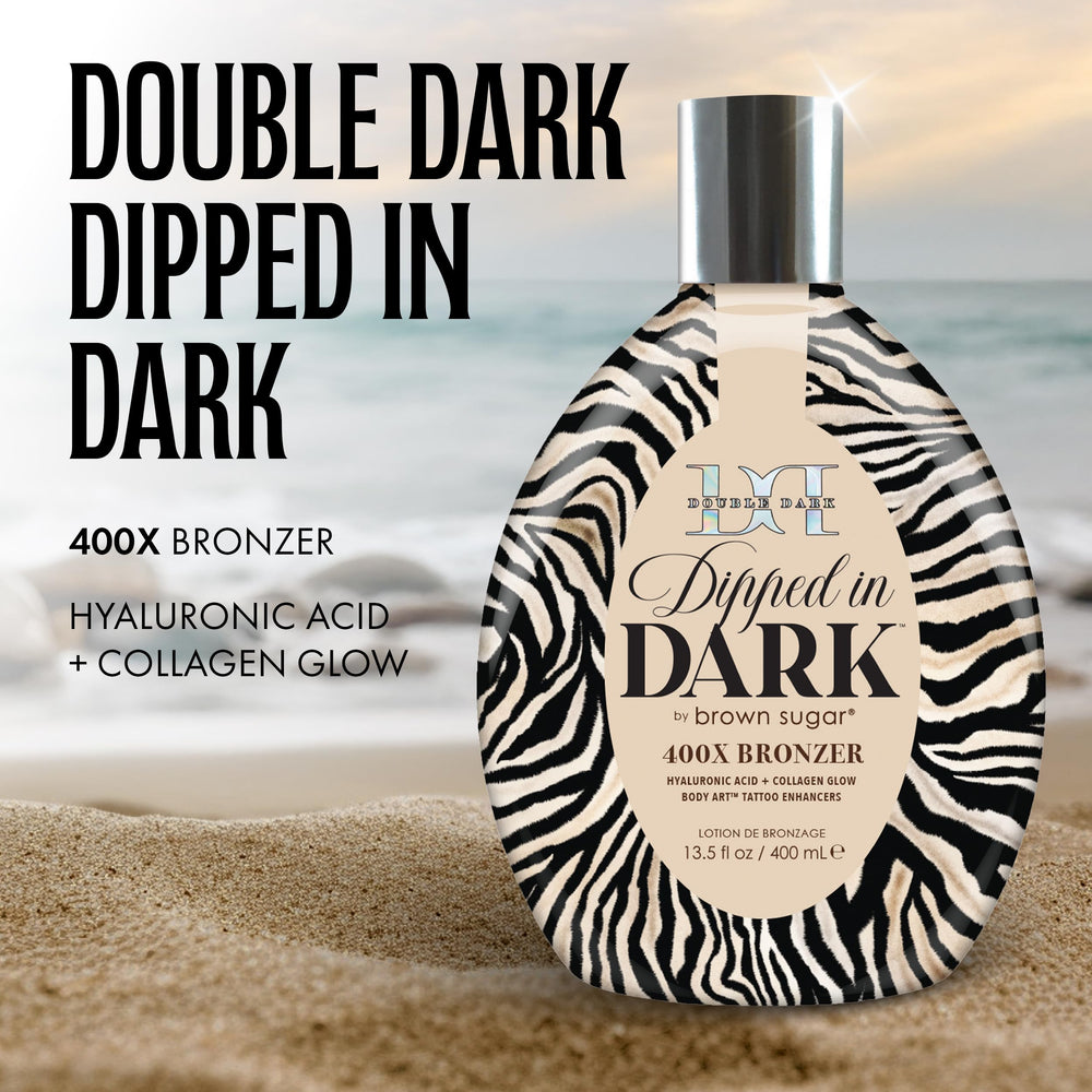 Hands applying Brown Sugar Dipped lotion for even coverage