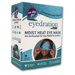 Bruder mascarilla de vapor para ojos: paquete compacto para uso cómodo.