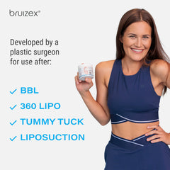 Bruizex Crema fibrosis caderas, apoyo al cuidado posquirúrgico.