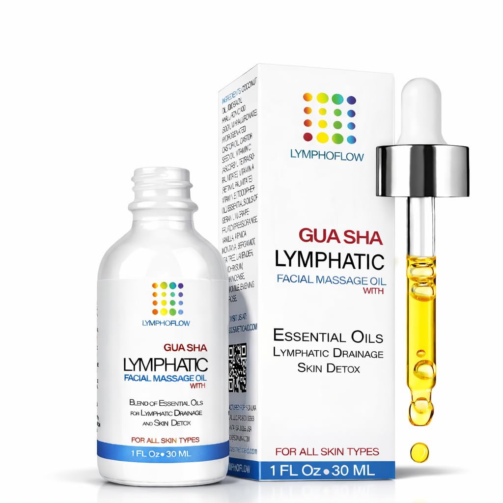 Bruizex linfatico drenaje aceite rostro para un deslizamiento suave
