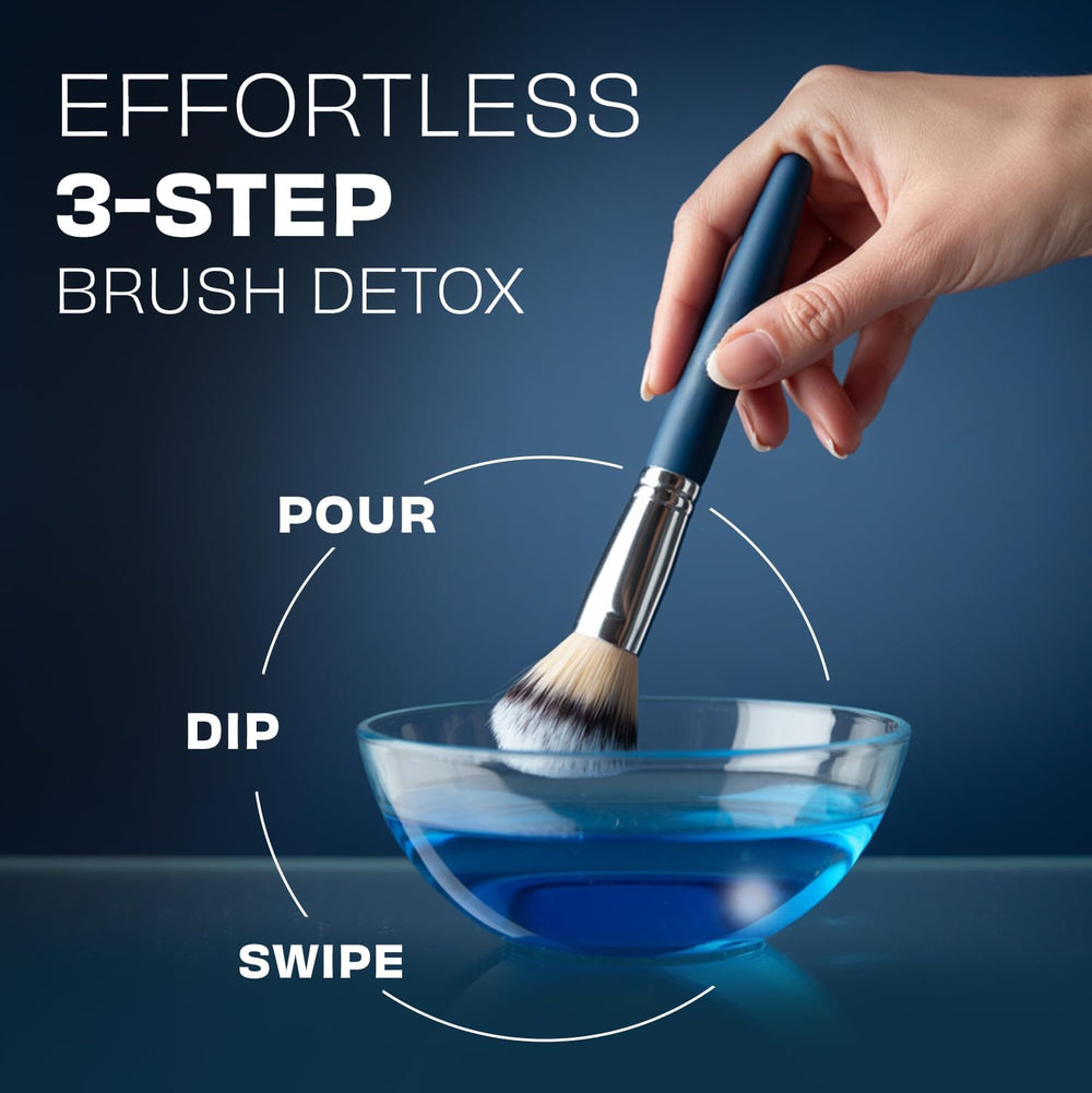 Brush Clean Pro Original bristle closeup emphasizes thorough removal of stubborn residues.