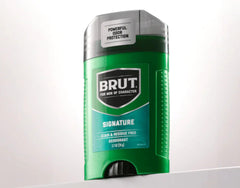 Brut Deodorant Signature Scent dual-pack packaging box ideal for gifting.