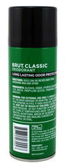 Brut desodorante aerosol 10 oz con protección de 48 horas para días activos
