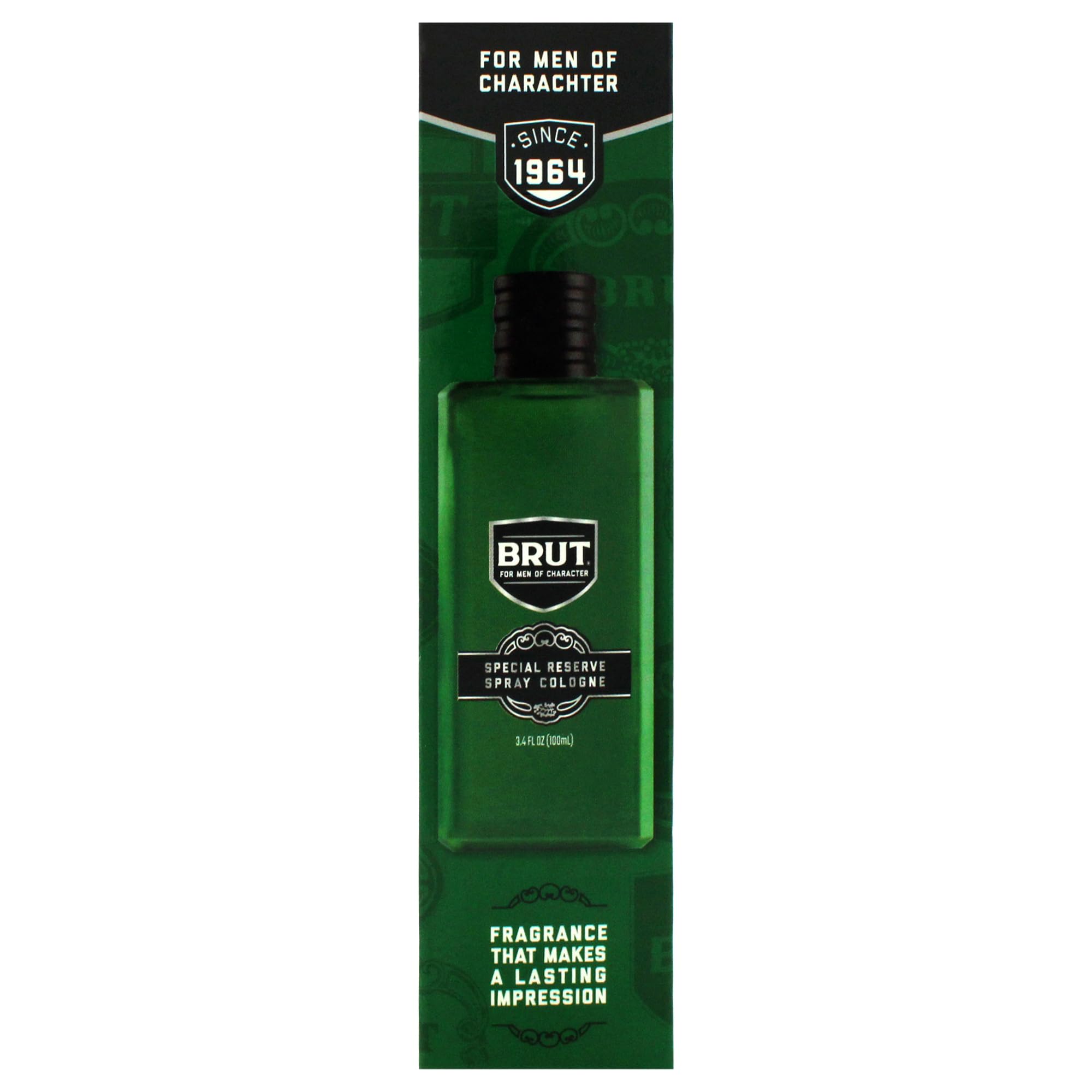 Brut Special Reserve 3.4 oz, compact travel-friendly size.