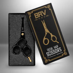 BRV MEN ear hair trimming with ergonomic grip for comfortable use.