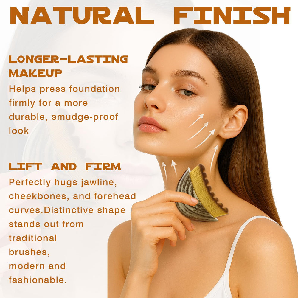 Brvlsoc Contour Face Brush supports product absorption after serums