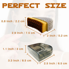 Brvlsoc Contour Face Brush demonstrates ergonomic contour design for targeted facial massage