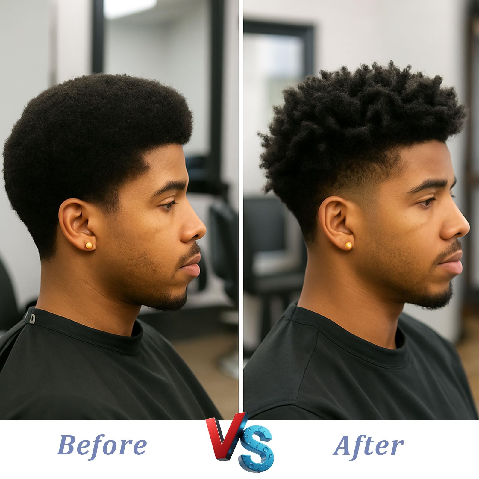 Brvlsoc Hair Twist Sponge dread demo shows textured coil results.