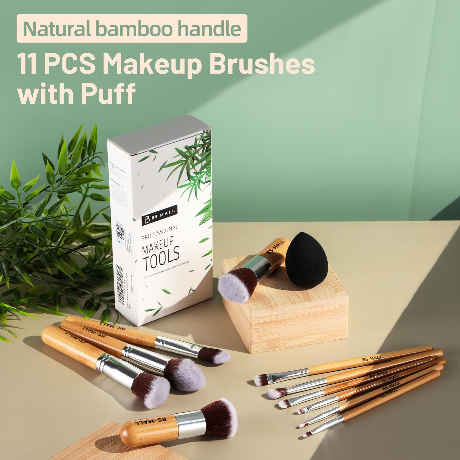 BS-MALL Bamboo powder brush for a light, even finish