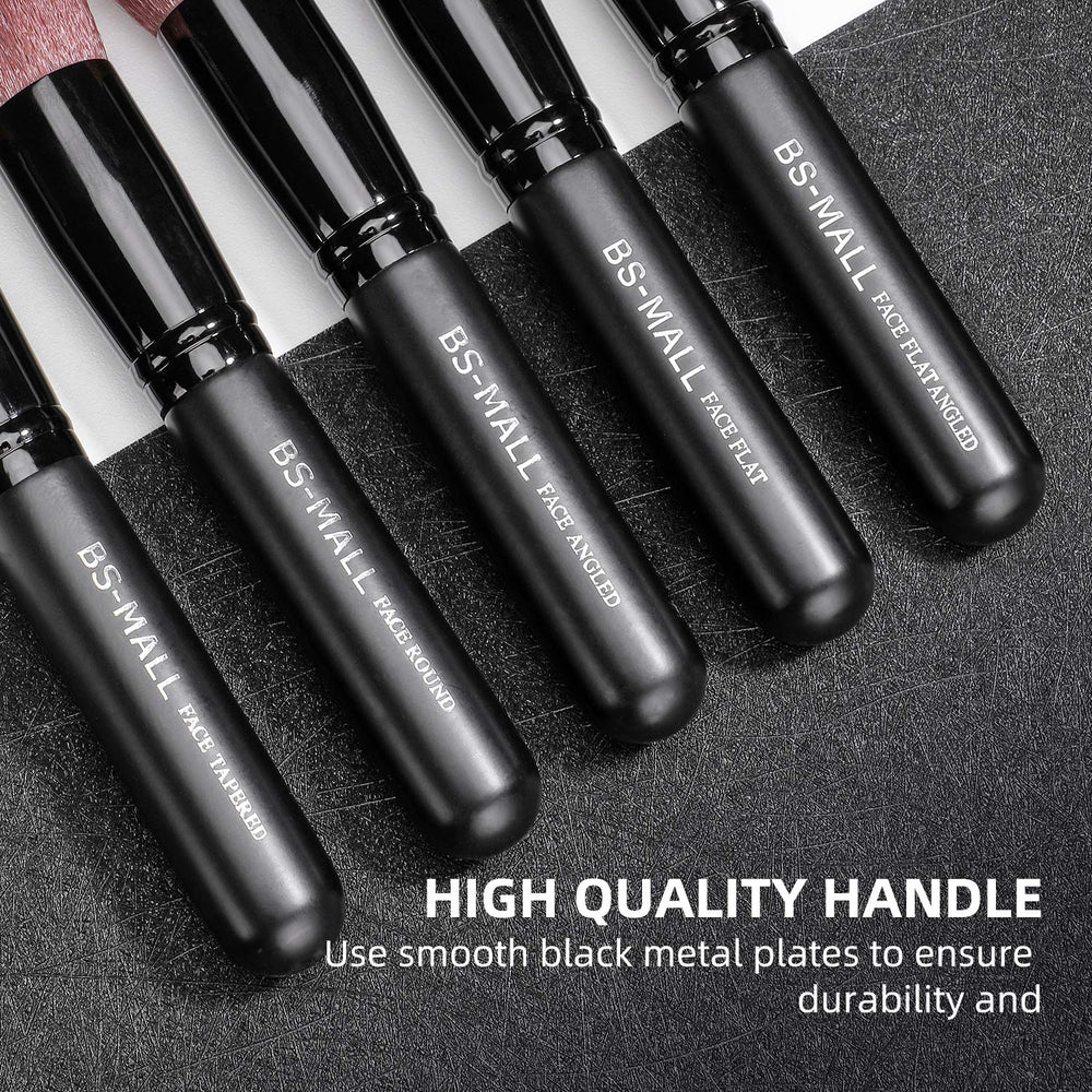 BS-MALL close-up of soft bristles delivering gentle powder pickup and application