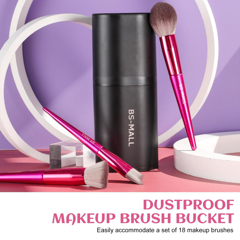 BS-MALL concealer brush under eye for precise blending and brightening