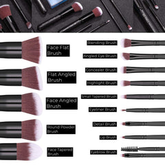 BS-MALL foundation brush close-up with soft synthetic bristles for smooth foundation