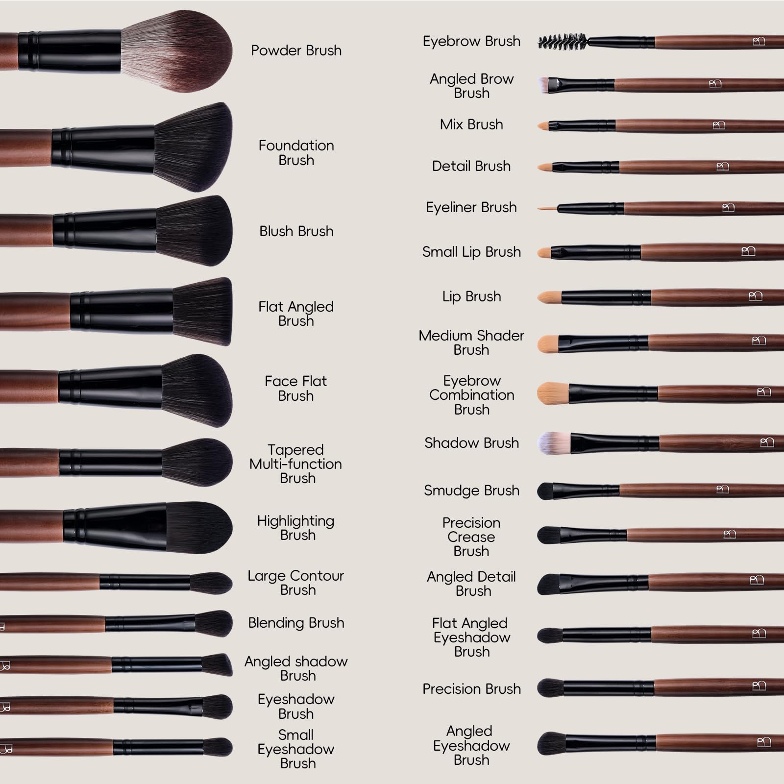 BS-MALL foundation brush with triangular sponge for precise coverage on the go