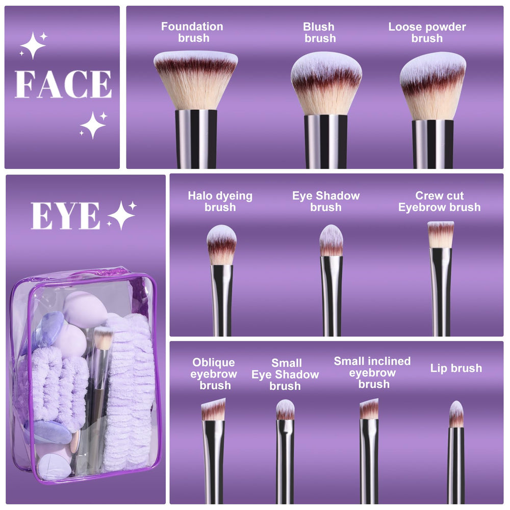 BS-MALL foundation brush for even coverage with soft bristles