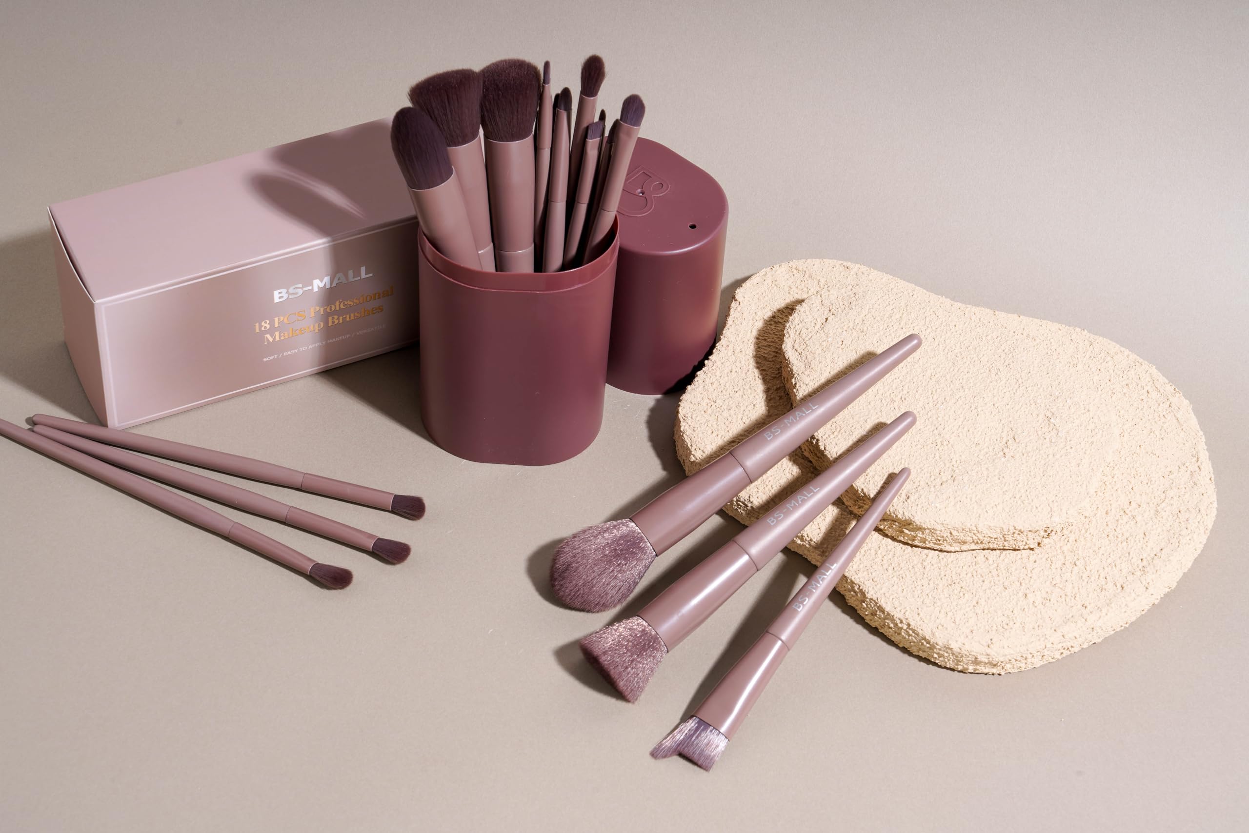 BS-MALL luxury-stitch brush set elevates your vanity with premium feel.