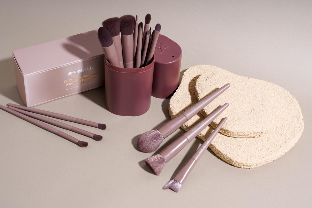 BS-MALL luxury-stitch brush set elevates your vanity with premium feel.