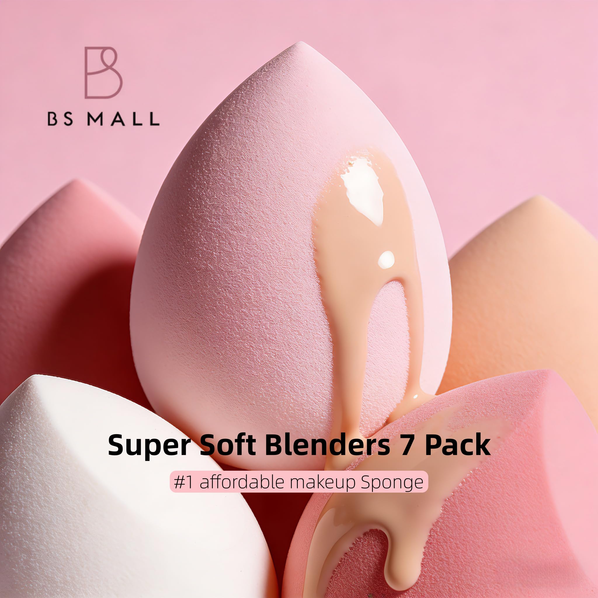 BS-MALL non-latex soft sponge for smooth foundation blending
