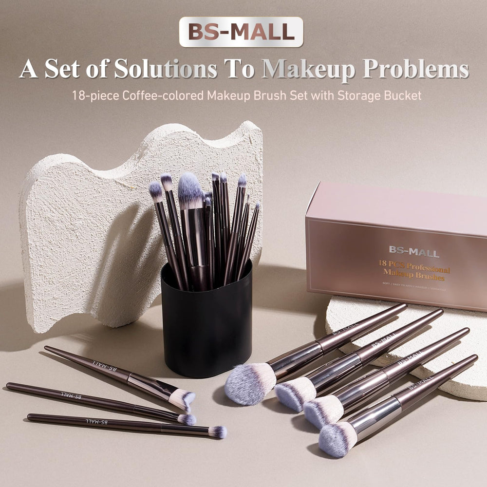 BS-MALL powder brush for even finishing and setting powder.