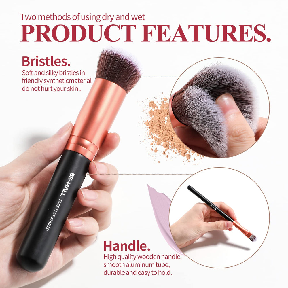 BS-MALL precision concealer brush delivering targeted coverage